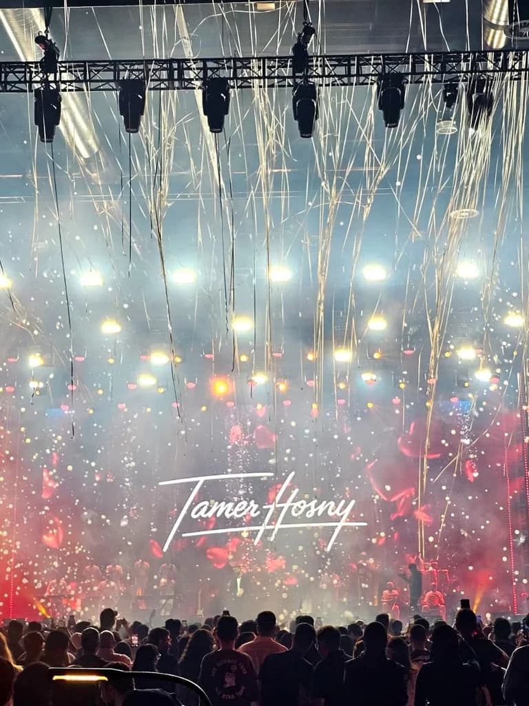 Tamer Hosny Stuns the Crowd with Adamson Full Line Products